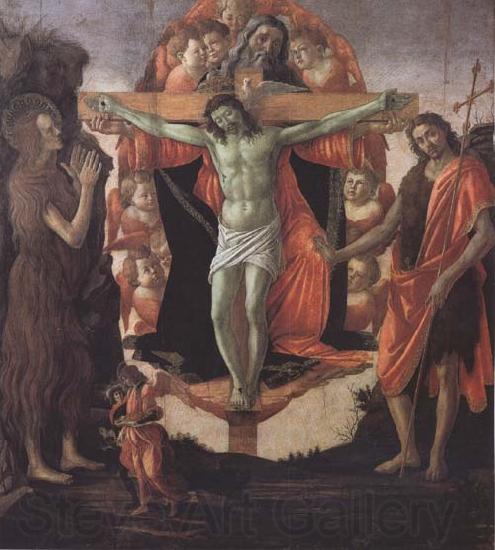 Sandro Botticelli Trinity with Mary Magdalene,St John the Baptist,Tobias and the Angel Germany oil painting art